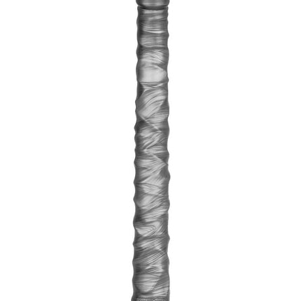 Lovetoy - Vibrax Slider - Lange Vibrerende Anaal Dildo - 40,5 cm - Zilver-Rimbastore.com