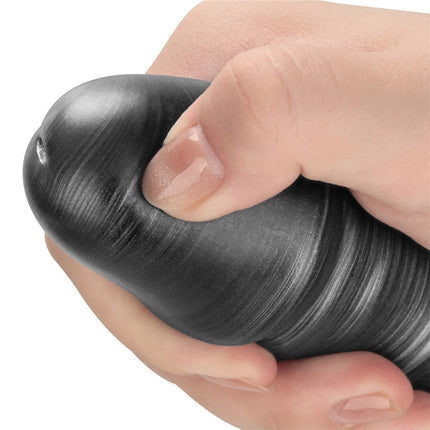 Lovetoy - Vibrax Slider - Lange Vibrerende Anaal Dildo - 40,5 cm - Zilver-Rimbastore.com
