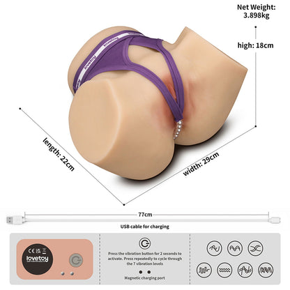 LoveToy - Streetgirl's Dual Motor Sensation Pulse - Lichte huidskleur-Erotiekvoordeel.nl