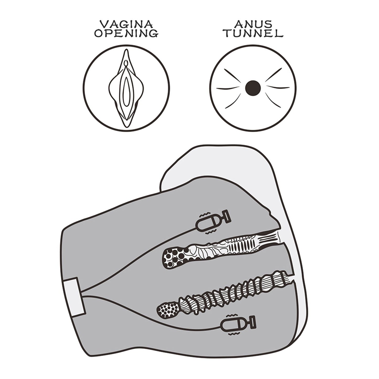 LoveToy - Streetgirl's Dual Motor Sensation Pulse - Lichte huidskleur-Erotiekvoordeel.nl