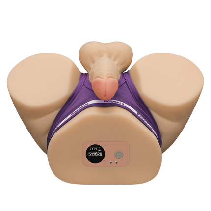 LoveToy - Streetgirl's Dual Motor Sensation Pulse met Dildo - Nude-Erotiekvoordeel.nl