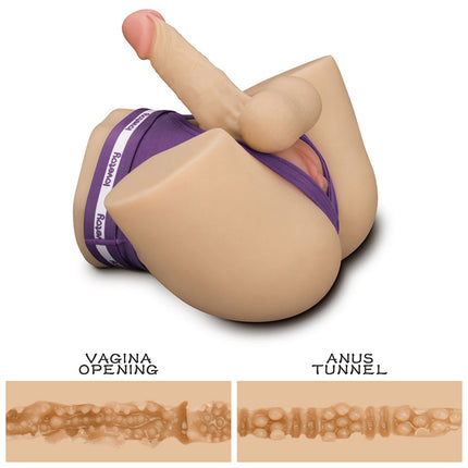 LoveToy - Streetgirl's Dual Motor Sensation Pulse met Dildo - Nude-Erotiekvoordeel.nl