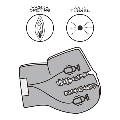 LoveToy - Streetgirl's Dual Motor Sensation Pulse - Nude-Erotiekvoordeel.nl