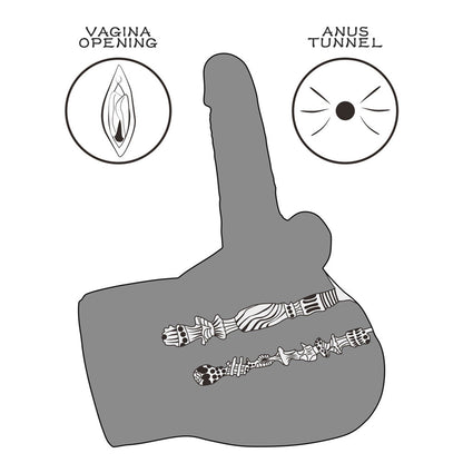 LoveToy - Streetgirl's 17 met buigbare dildo - Nude-Erotiekvoordeel.nl