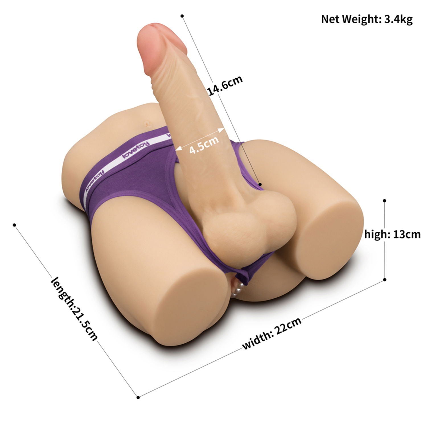 LoveToy - Streetgirl's 14 met buigbare dildo - Nude-Erotiekvoordeel.nl