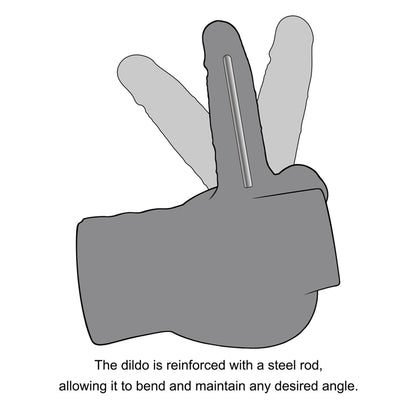 LoveToy - Streetgirl's 14 met buigbare dildo - Nude-Erotiekvoordeel.nl