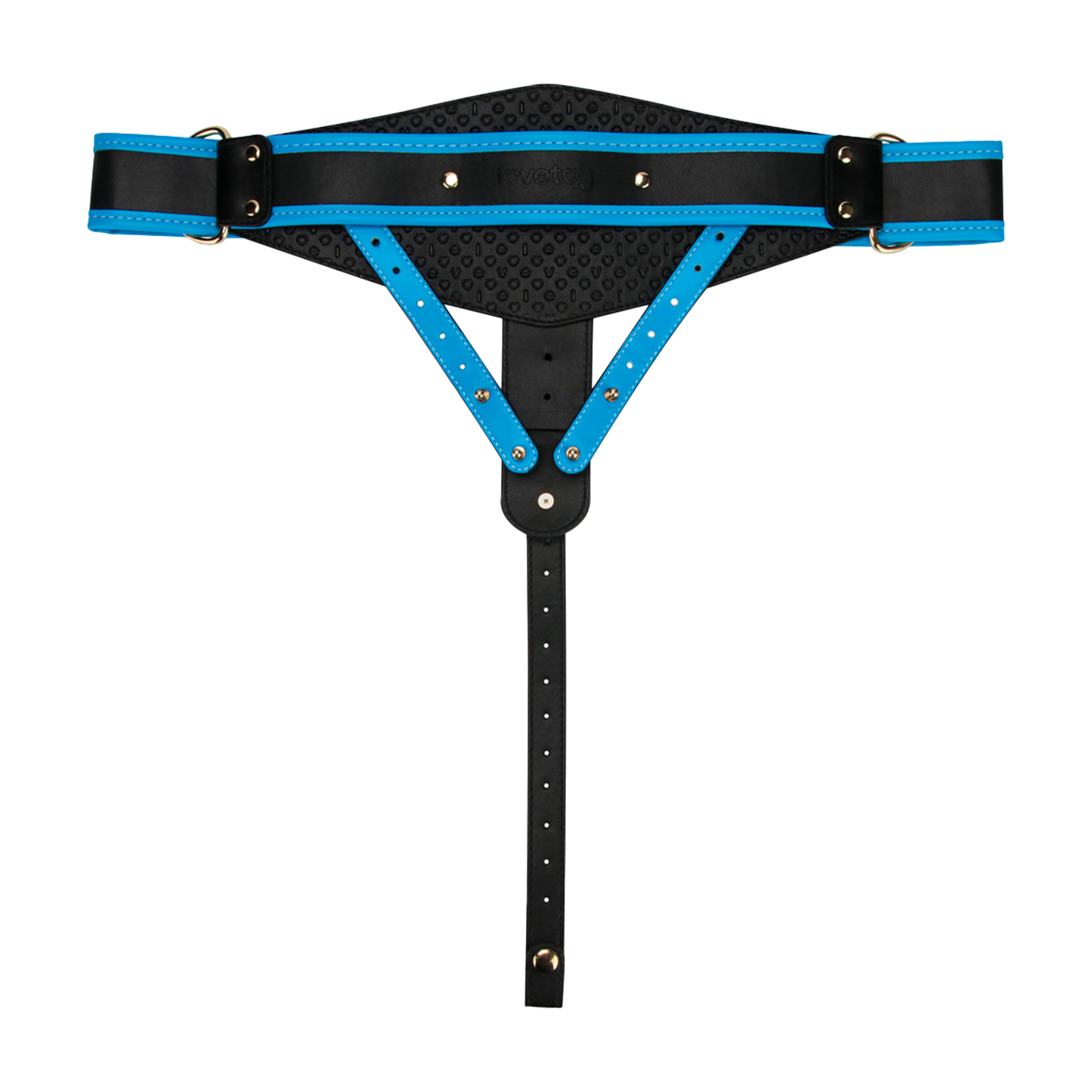 LoveToy - Ingen - Holle Strap-on met Siliconen Staaf – 25 cm - Lichte huidskleur-Erotiekvoordeel.nl