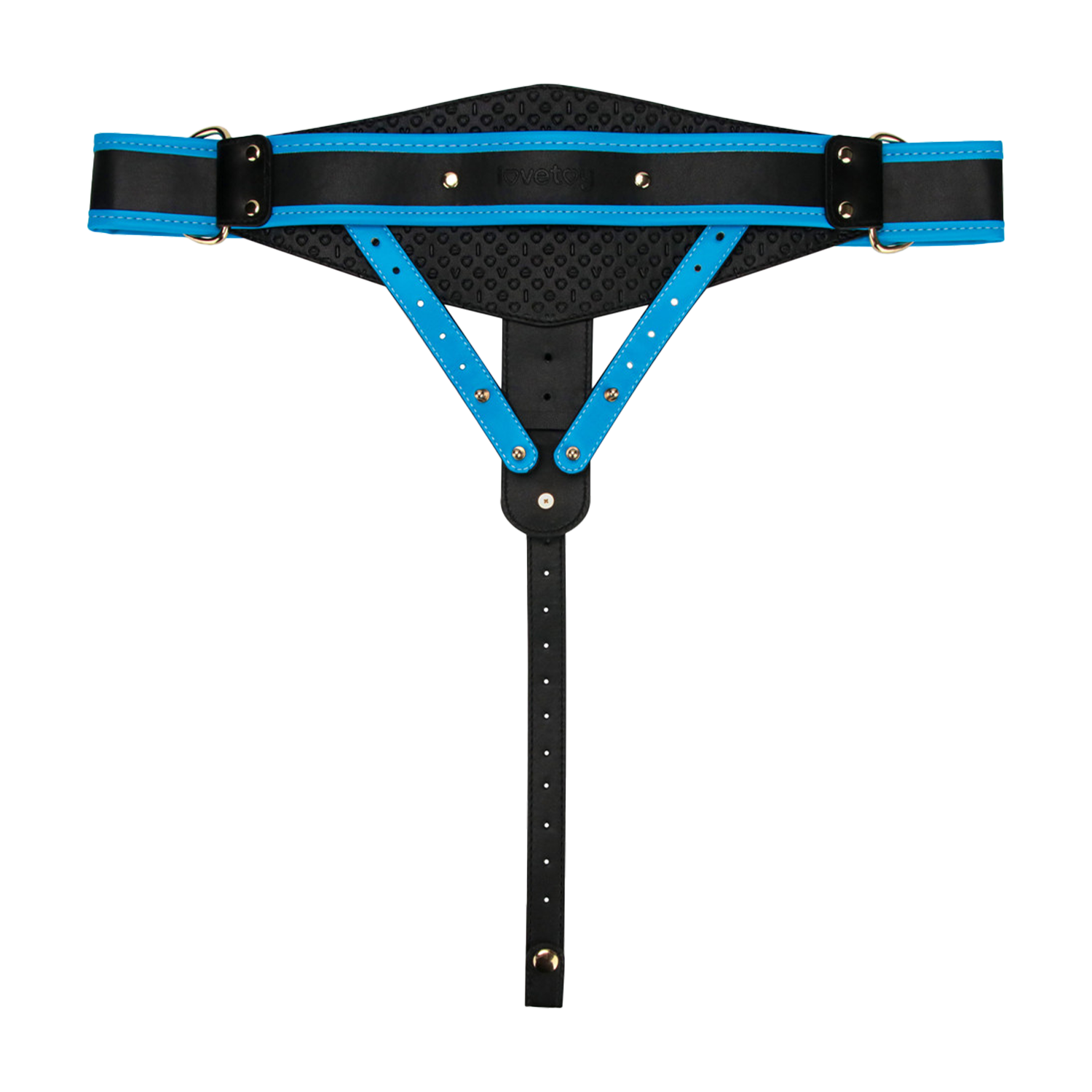 LoveToy - Ingen - Holle Strap-on met Siliconen Staaf – 25 cm - Lichte huidskleur-Erotiekvoordeel.nl