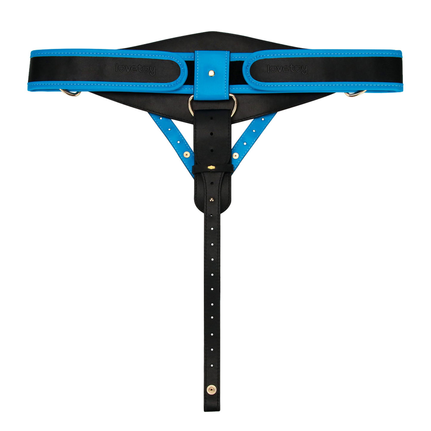 LoveToy - Ingen - Holle Strap-on met Siliconen Staaf – 25 cm - Lichte huidskleur-Erotiekvoordeel.nl