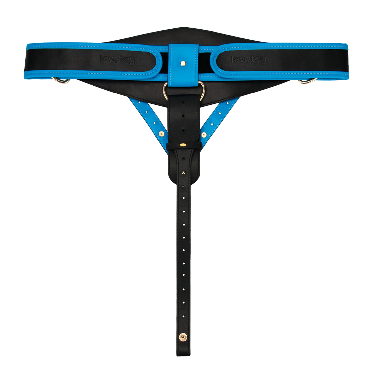 LoveToy - Ingen - Holle Strap-on met Siliconen Staaf – 25 cm - Lichte huidskleur-Erotiekvoordeel.nl