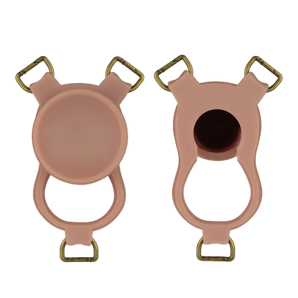LoveToy - Ingen - Holle Strap-on met Siliconen Staaf – 23 cm - Lichte huidskleur-Erotiekvoordeel.nl