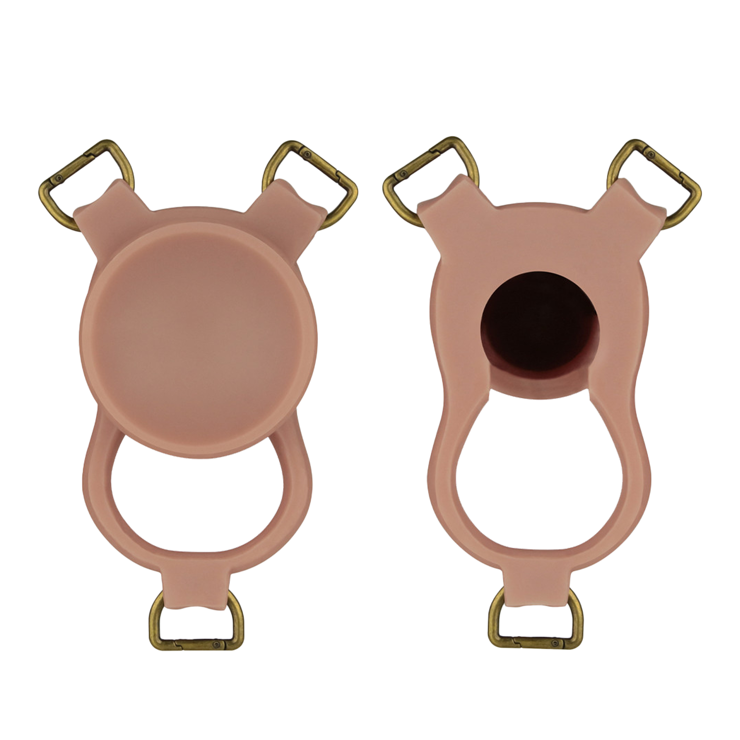 LoveToy - Ingen - Holle Strap-on met Siliconen Staaf – 23 cm - Lichte huidskleur-Erotiekvoordeel.nl