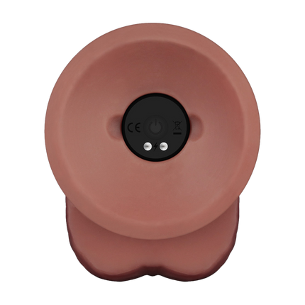 LoveToy - Power Cock - 23 cm - Vibrerende Dildo - Dual Density - Lichte Huidskleur-Erotiekvoordeel.nl