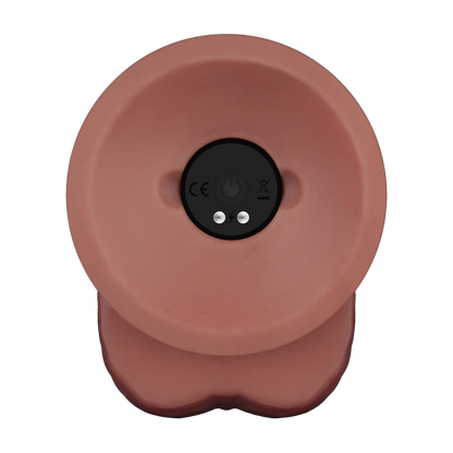 LoveToy - Power Cock - 23 cm - Vibrerende Dildo - Dual Density - Lichte Huidskleur-Erotiekvoordeel.nl