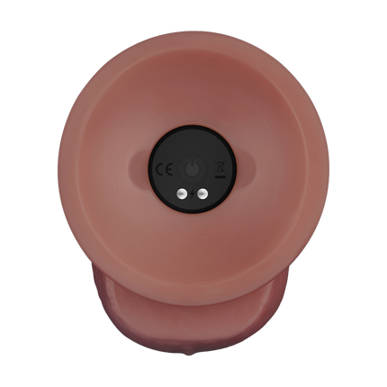 LoveToy - Power Cock - 21,5 cm - Vibrerende Dildo - Dual Density - Lichte Huidskleur-Erotiekvoordeel.nl