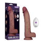 Lovetoy - Sliding Skin Vibrerende Dildo Pro II - Met Afstandsbediening - 25 cm - Lichte Huidskleur-Erotiekvoordeel.nl