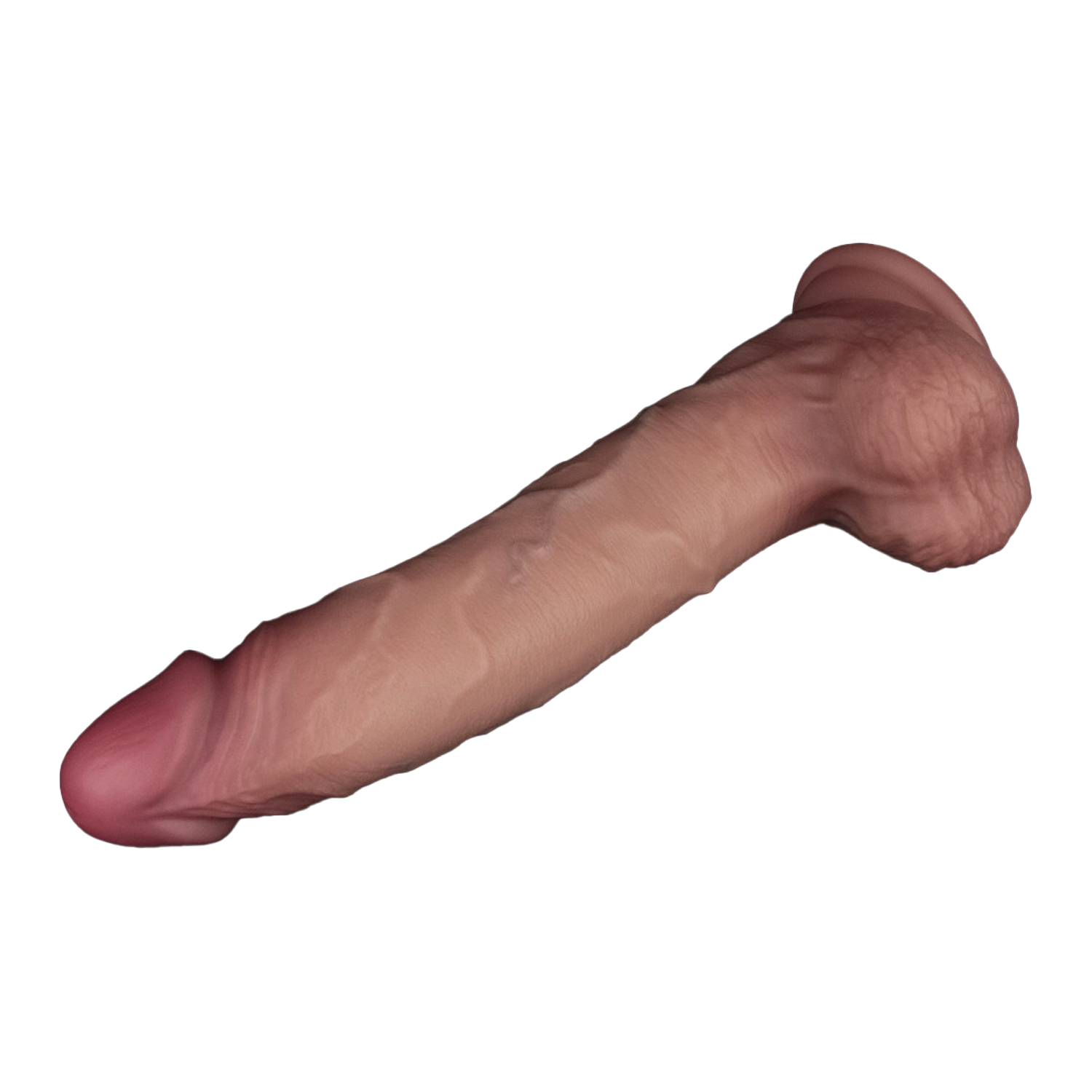 Lovetoy - Sliding Skin Vibrerende Dildo Pro II - Met Afstandsbediening - 25 cm - Lichte Huidskleur-Erotiekvoordeel.nl