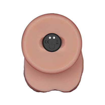 Lovetoy - Sliding Skin Vibrerende Dildo Pro II - Met Afstandsbediening - 25 cm - Lichte Huidskleur-Erotiekvoordeel.nl