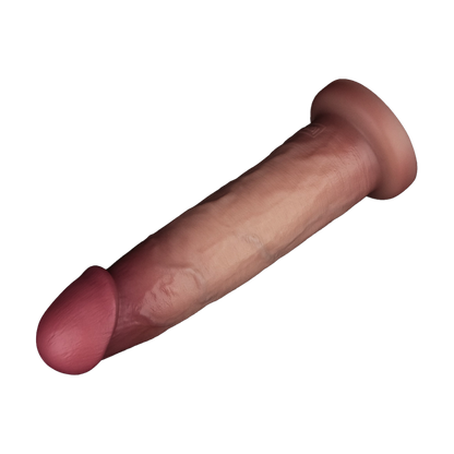 Lovetoy - Sliding Skin Vibrerende Dildo Pro II - Met Afstandsbediening - 23 cm - Lichte Huidskleur-Erotiekvoordeel.nl