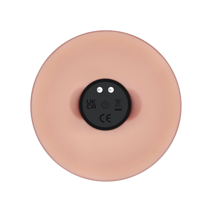 Lovetoy - Sliding Skin Vibrerende Dildo Pro II - Met Afstandsbediening - 23 cm - Lichte Huidskleur-Erotiekvoordeel.nl