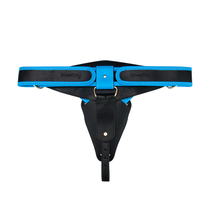LoveToy - Ingen - Vibrerende Strap-on Set - Lengte 20 cm - Lichte Huidskleur-Erotiekvoordeel.nl