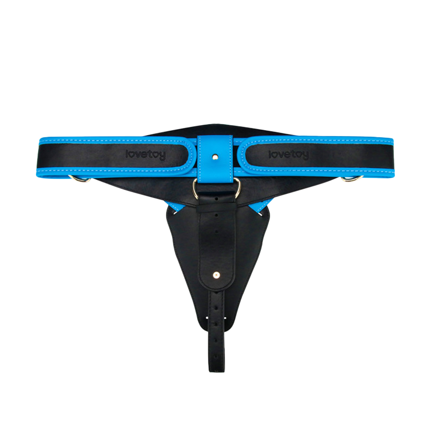 LoveToy - Ingen - Vibrerende Strap-on Set - Lengte 20 cm - Lichte Huidskleur-Erotiekvoordeel.nl