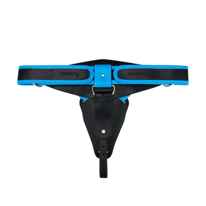 LoveToy - Ingen - Vibrerende Strap-on Set - Lengte 20 cm - Lichte Huidskleur-Erotiekvoordeel.nl