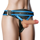 LoveToy - Ingen - Vibrerende Strap-on Set - Lengte 20 cm - Lichte Huidskleur-Erotiekvoordeel.nl