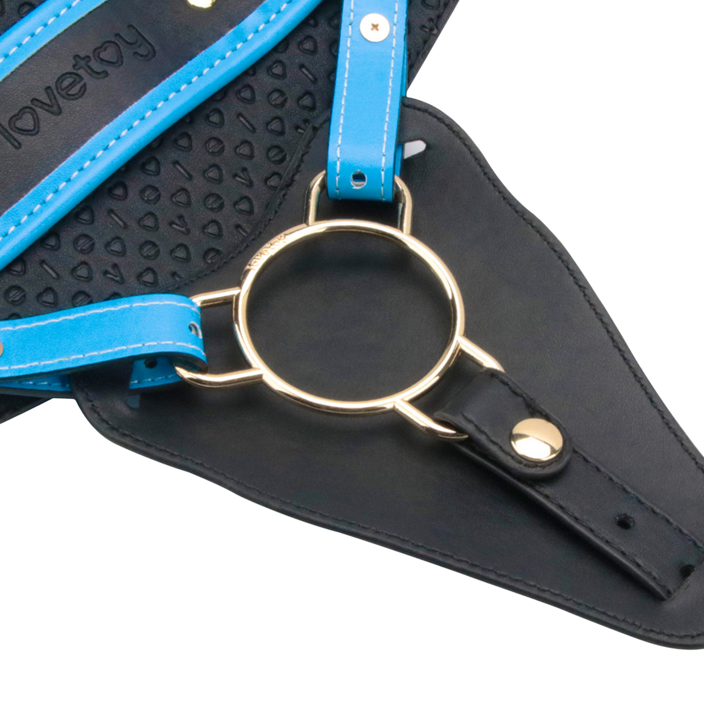 LoveToy - Ingen - Vibrerende Strap-on Set - Lengte 20 cm - Lichte Huidskleur-Erotiekvoordeel.nl