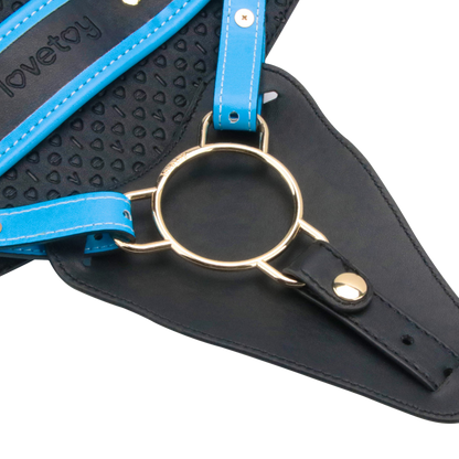 LoveToy - Ingen - Vibrerende Strap-on Set - Lengte 20 cm - Lichte Huidskleur-Erotiekvoordeel.nl