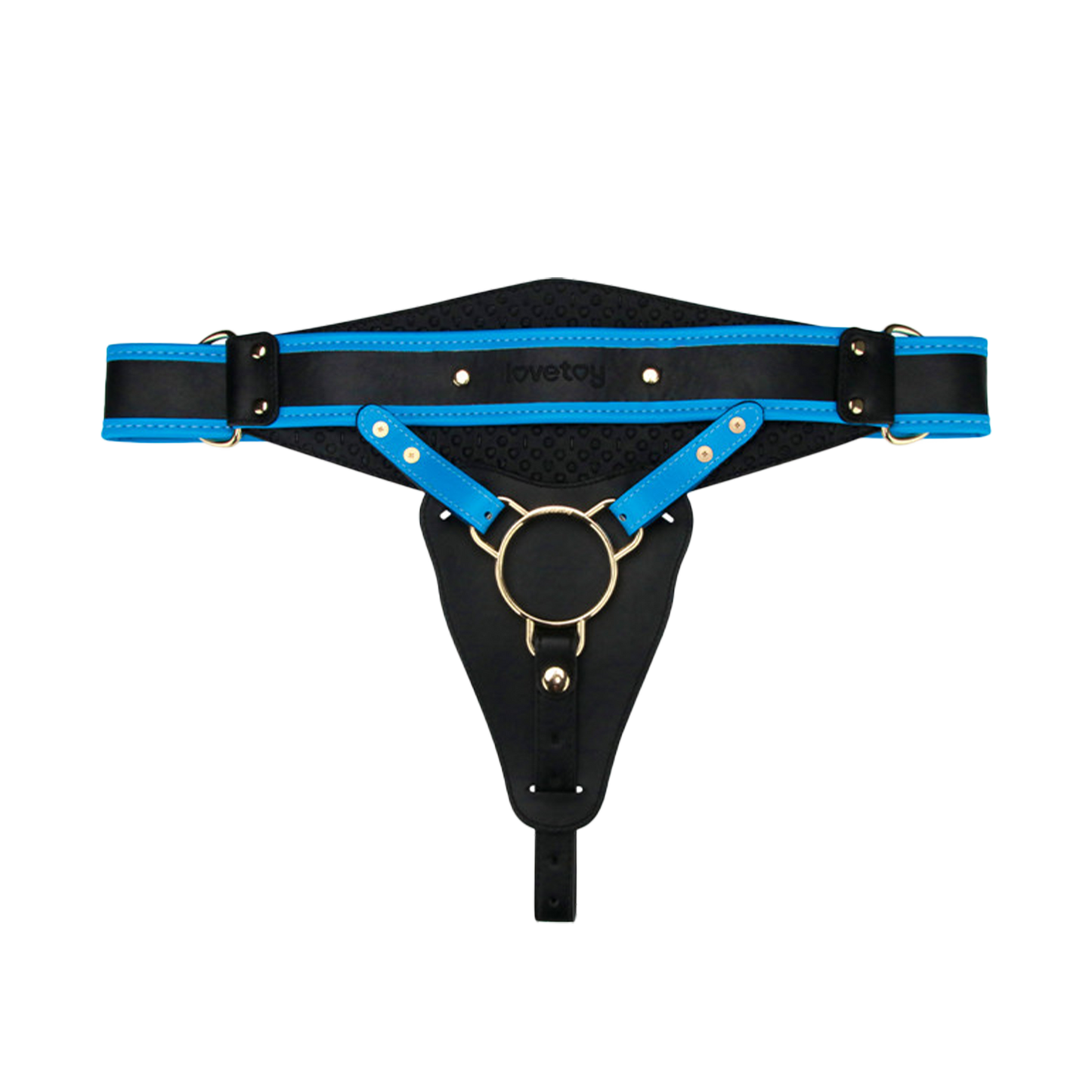 LoveToy - Ingen - Vibrerende Strap-on Set - Lengte 24 cm - Lichte Huidskleur-Erotiekvoordeel.nl