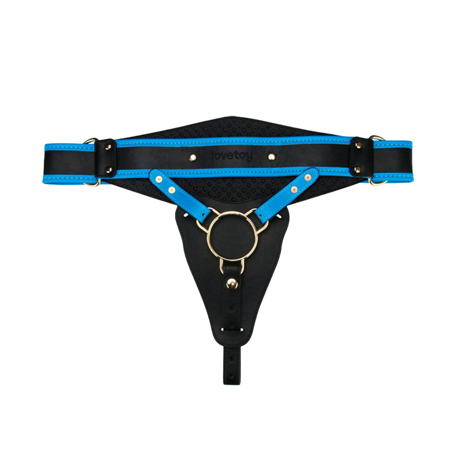 LoveToy - Ingen - Vibrerende Strap-on Set - Lengte 24 cm - Lichte Huidskleur-Erotiekvoordeel.nl