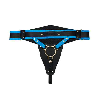 LoveToy - Ingen - Vibrerende Strap-on Set - Lengte 24 cm - Lichte Huidskleur-Erotiekvoordeel.nl