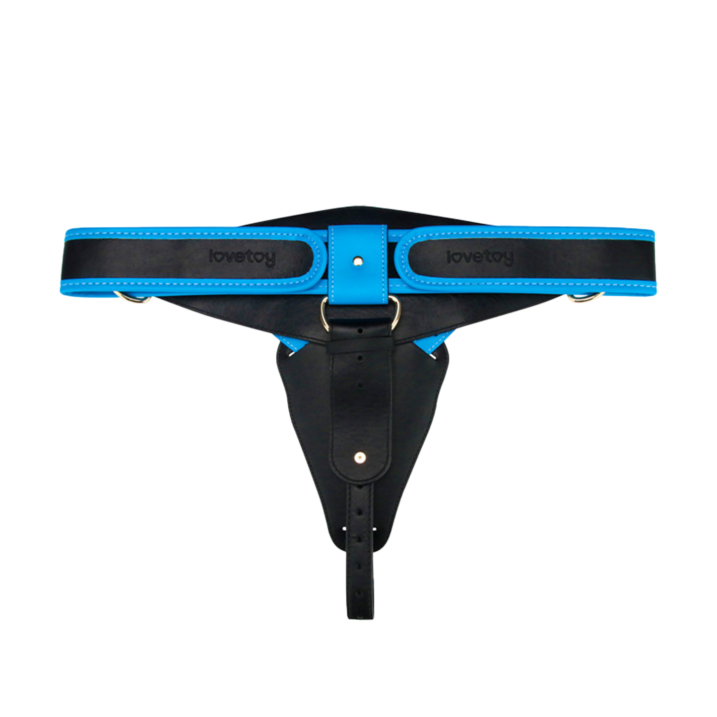 LoveToy - Ingen - Vibrerende Strap-on Set - Lengte 24 cm - Lichte Huidskleur-Erotiekvoordeel.nl