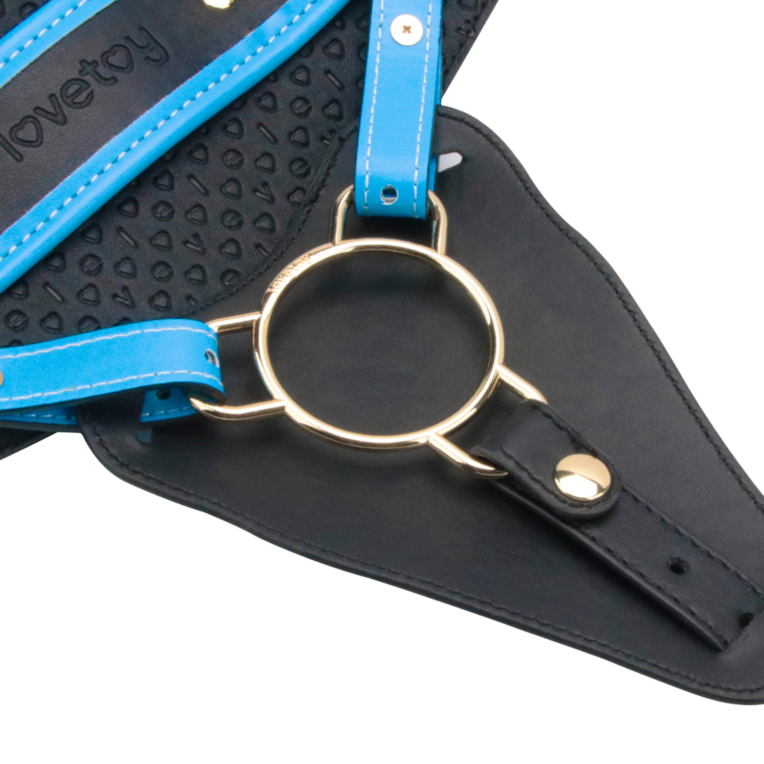 LoveToy - Ingen - Vibrerende Strap-on Set - Lengte 24 cm - Lichte Huidskleur-Erotiekvoordeel.nl