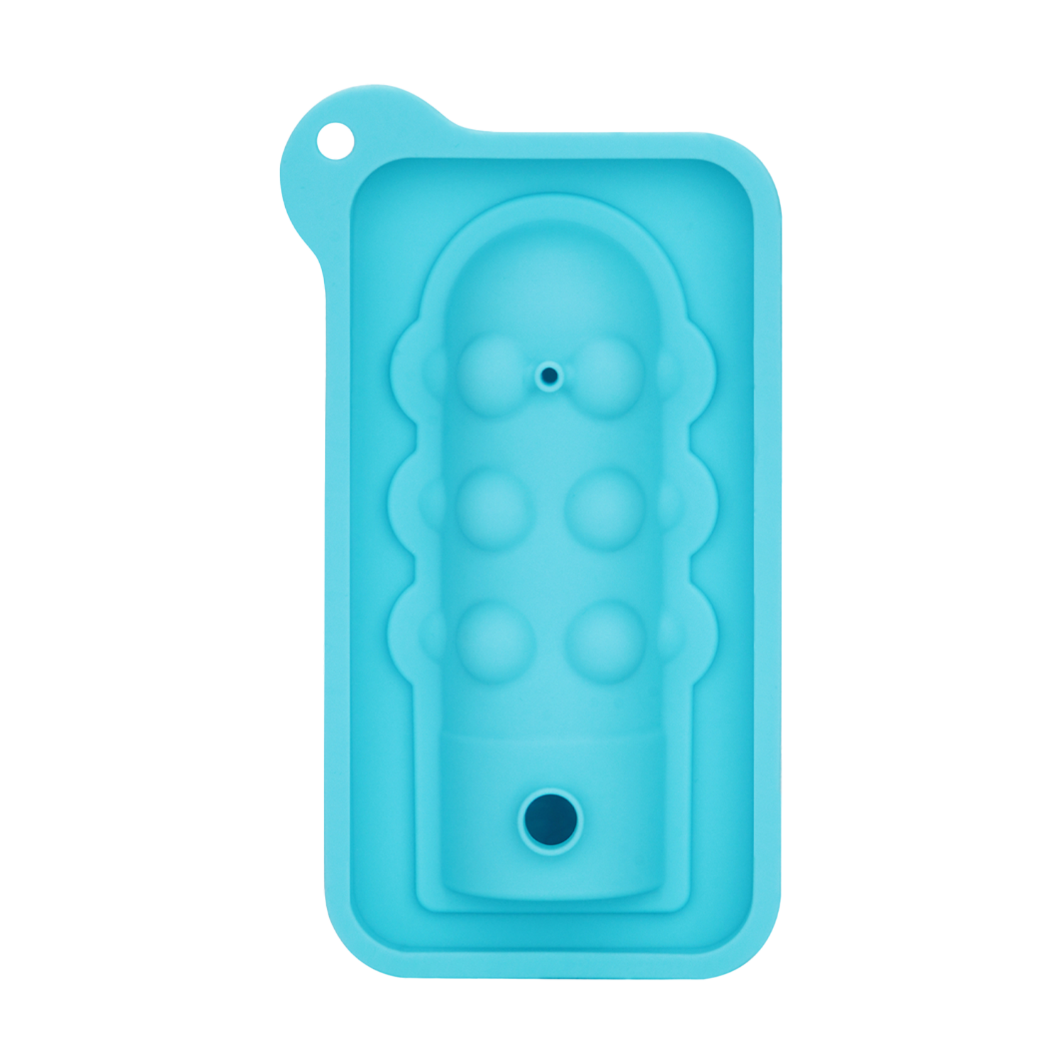 LoveToy - Siliconen IJsblokjesvorm - Mini Penis - Blauw-Rimbastore.com