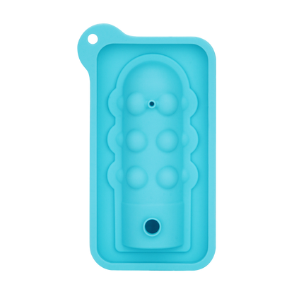 LoveToy - Siliconen IJsblokjesvorm - Mini Penis - Blauw-Rimbastore.com