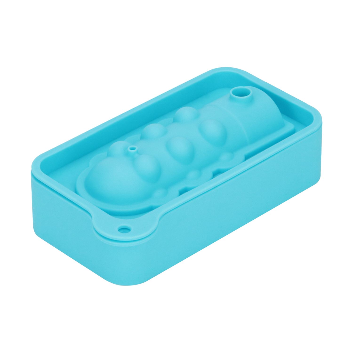 LoveToy - Siliconen IJsblokjesvorm - Mini Penis - Blauw-Rimbastore.com