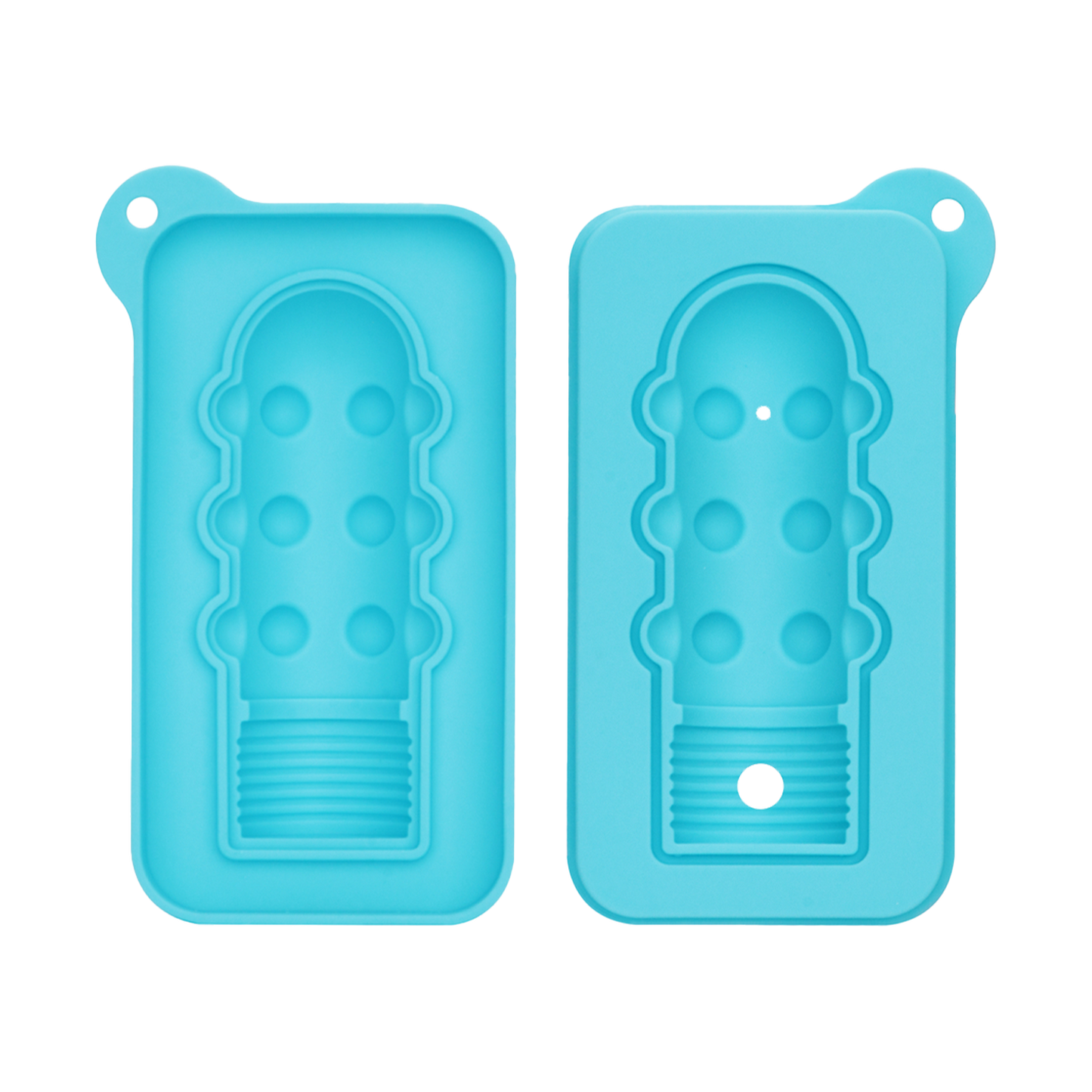 LoveToy - Siliconen IJsblokjesvorm - Mini Penis - Blauw-Rimbastore.com
