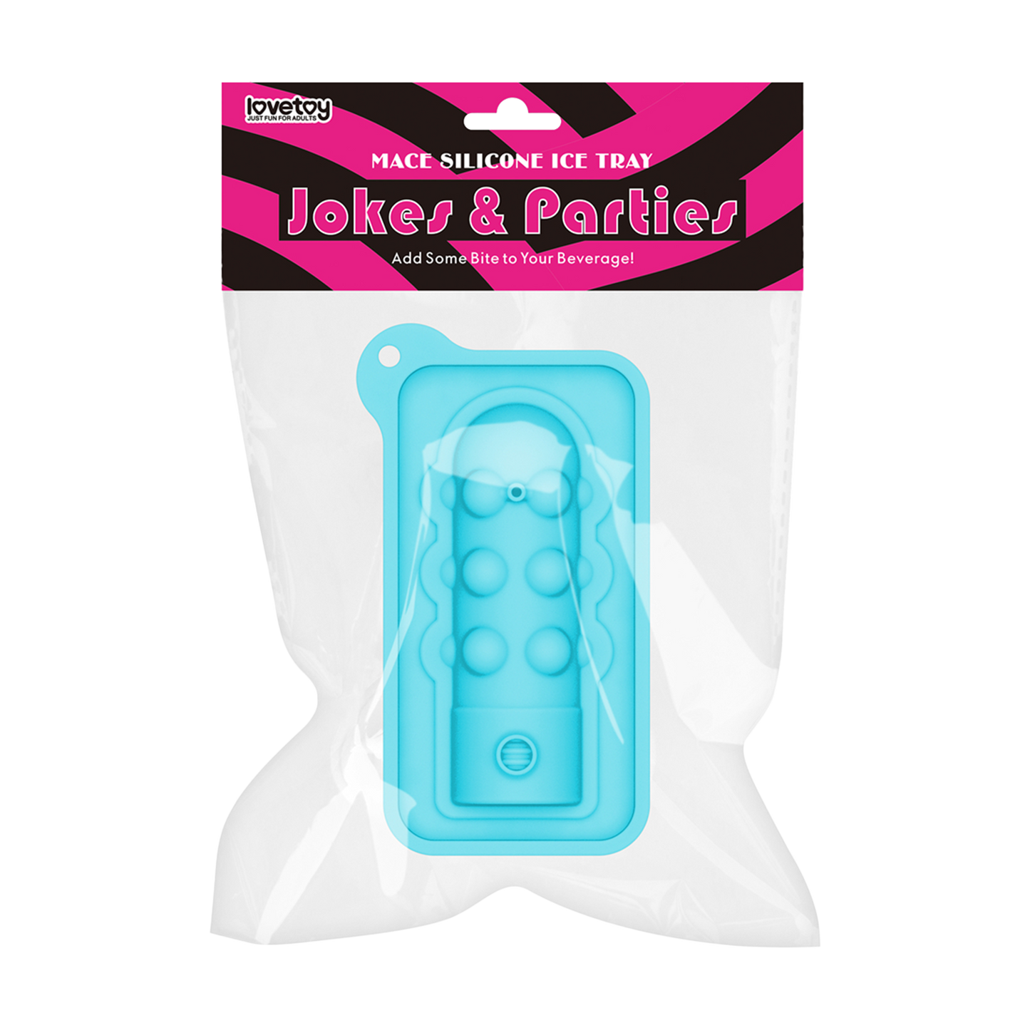 LoveToy - Siliconen IJsblokjesvorm - Mini Penis - Blauw-Rimbastore.com