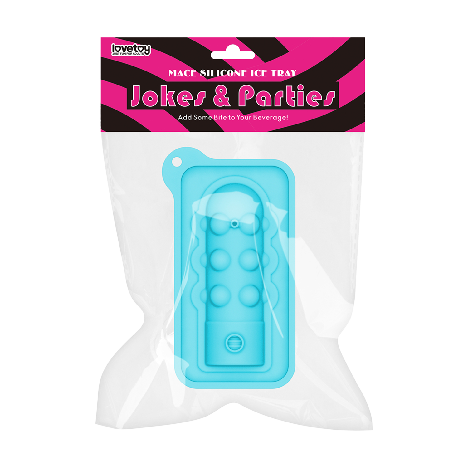 LoveToy - Siliconen IJsblokjesvorm - Mini Penis - Blauw-Rimbastore.com
