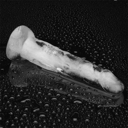 LoveToy - Siliconen IJsblokjesvorm - Realistische Penis - Blauw-Rimbastore.com