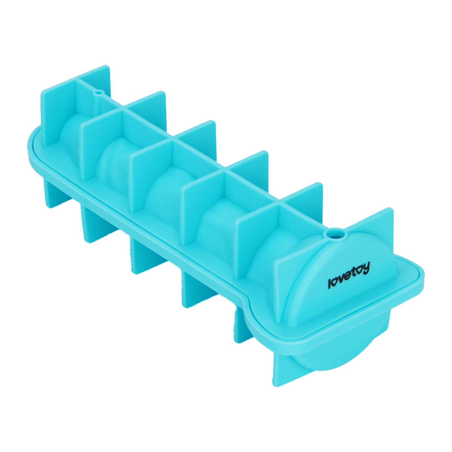 LoveToy - Siliconen IJsblokjesvorm - Realistische Penis - Blauw-Rimbastore.com