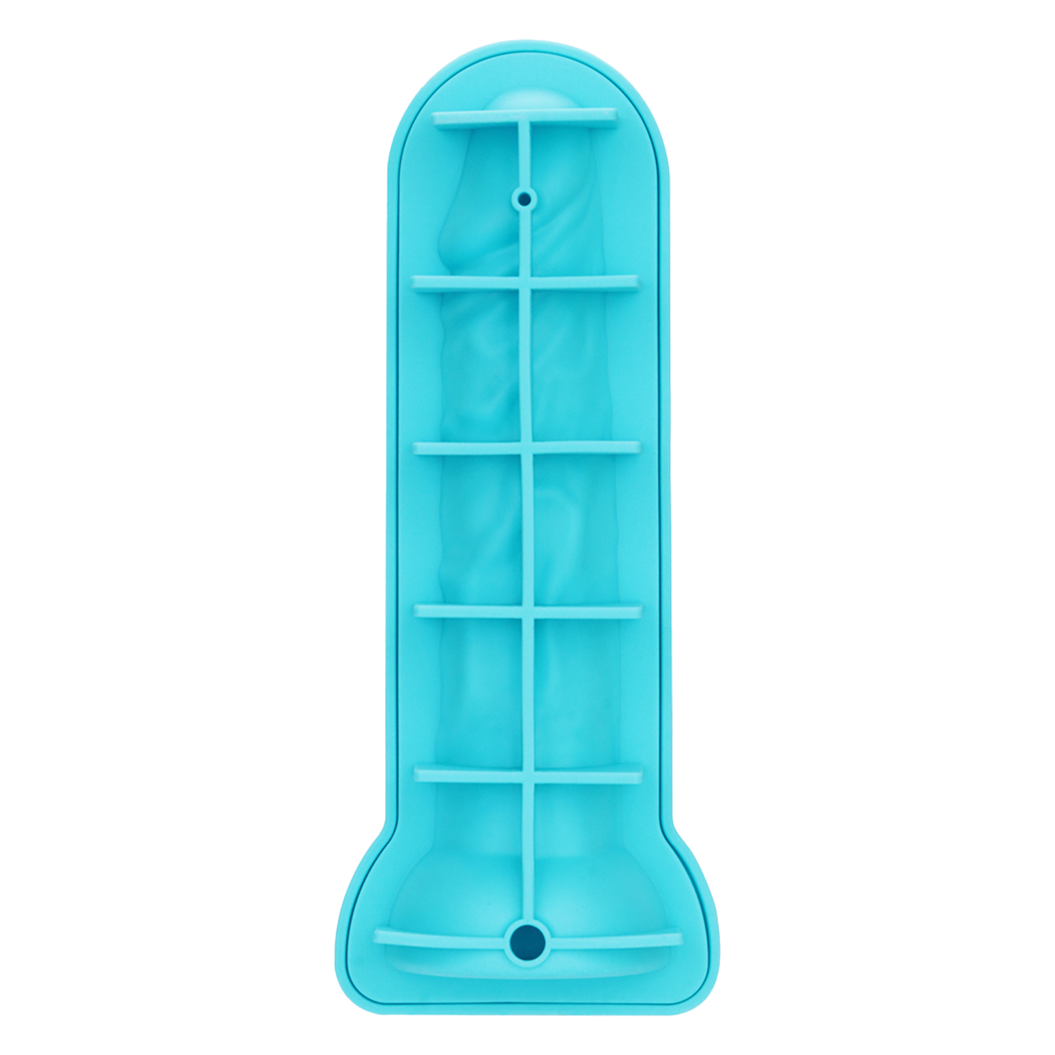 LoveToy - Siliconen IJsblokjesvorm - Realistische Penis - Blauw-Rimbastore.com