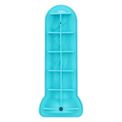 LoveToy - Siliconen IJsblokjesvorm - Realistische Penis - Blauw-Rimbastore.com