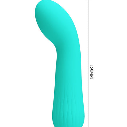 Pretty Love - Faun - Buigzame G-Spot Vibrator - Turquoise-Erotiekvoordeel.nl