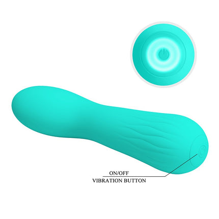 Pretty Love - Faun - Buigzame G-Spot Vibrator - Turquoise-Erotiekvoordeel.nl