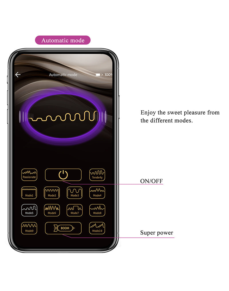 Pretty Love - Billy - G-Spot Vibrator - App Control - Paars-Erotiekvoordeel.nl
