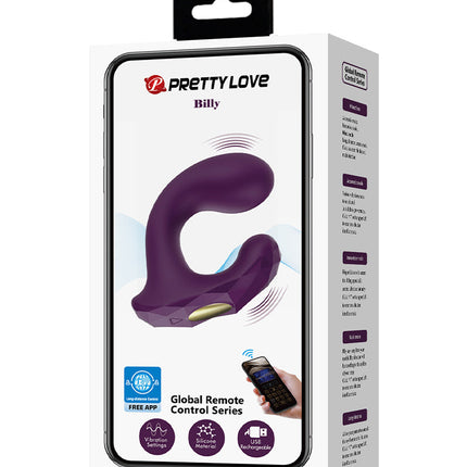 Pretty Love - Billy - G-Spot Vibrator - App Control - Paars-Erotiekvoordeel.nl
