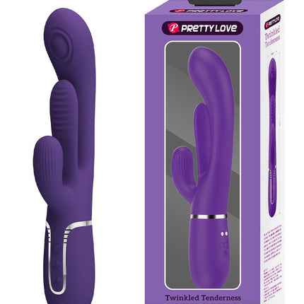 Pretty Love - Shania - Kloppende Rabbit Vibrator - Paars-Erotiekvoordeel.nl